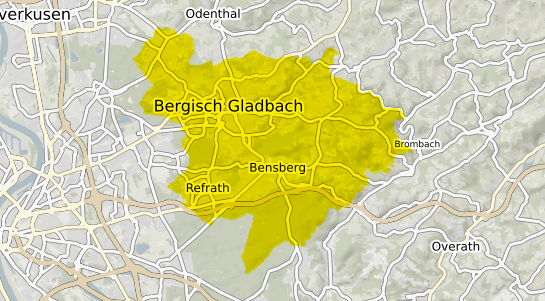 Immobilienpreisekarte Bergisch Gladbach